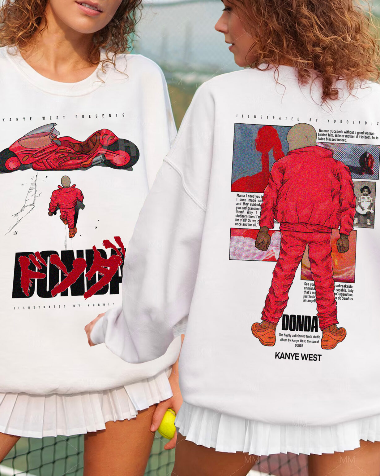 Akira ft Kanye West 2 sides – Sweatshirt