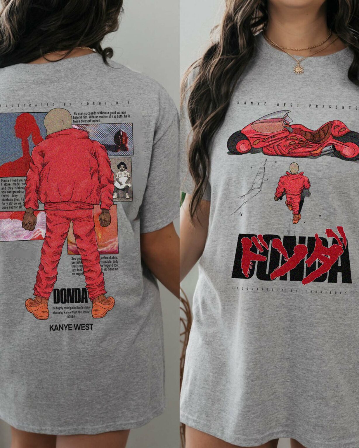 Akira ft Kanye West 2 sides – Sweatshirt